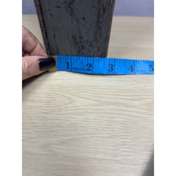 Vintage 1950's Craftsman "Crown Top" Low Tombstone Portable Tool Box Old Toolbox - Picture 11 of 12